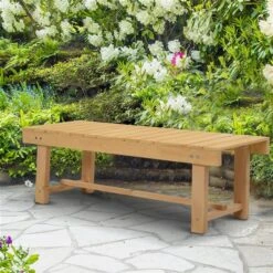 Banc En Bois Outsunny Brun De 43.25 Po L. X 13,75 Po H. 8 Banc En Bois Outsunny Brun De 43.25 Po L. X 13,75 Po H. -Outsunny 330896315 AlternateImage1 l