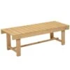 Banc En Bois Outsunny Brun De 43.25 Po L. X 13,75 Po H. 2 Banc En Bois Outsunny Brun De 43.25 Po L. X 13,75 Po H. -Outsunny 330896315 MainImage 001 l