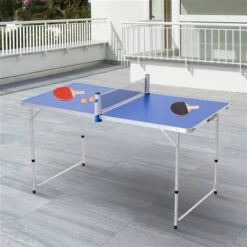 Table De Tennis De Table Autoportante Par Outsunny De 63 Po Pour Intérieur Et Extérieur 7 Table De Tennis De Table Autoportante Par Outsunny De 63 Po Pour Intérieur Et Extérieur -Outsunny 330912568 AlternateImage1 l