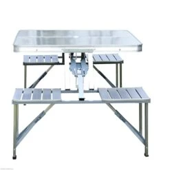 Table De Pique-nique Pliante Par Outsunny Rectangulaire En Plastique Argent De 33,7 Po 9 Table De Pique-nique Pliante Par Outsunny Rectangulaire En Plastique Argent De 33,7 Po -Outsunny 330912648 AlternateImage7 l