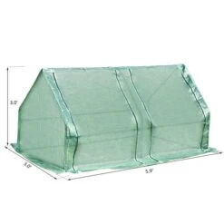 Petit Tunnel Vert Outsunny De 5,9 Pi L. X 3 Pi L. X 3 Pi H. 9 Petit Tunnel Vert Outsunny De 5,9 Pi L. X 3 Pi L. X 3 Pi H. -Outsunny 330928559 AlternateImage2 l