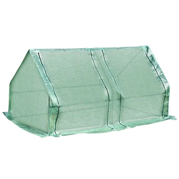 Petit Tunnel Vert Outsunny De 5,9 Pi L. X 3 Pi L. X 3 Pi H. 6 Petit Tunnel Vert Outsunny De 5,9 Pi L. X 3 Pi L. X 3 Pi H. – Image 4