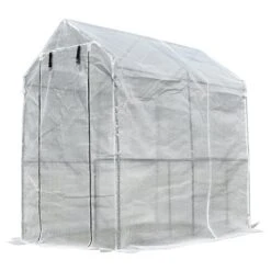 Serre Outsunny De 6,1 Pi L. X 4 Pi L. X 6,3 Pi H. Avec Tablettes 11 Serre Outsunny De 6,1 Pi L. X 4 Pi L. X 6,3 Pi H. Avec Tablettes -Outsunny 330928581 AlternateImage8 l