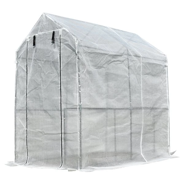 Serre Outsunny De 6,1 Pi L. X 4 Pi L. X 6,3 Pi H. Avec Tablettes 7 Serre Outsunny De 6,1 Pi L. X 4 Pi L. X 6,3 Pi H. Avec Tablettes – Image 5