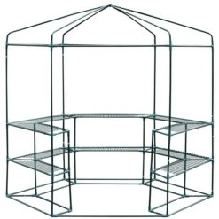 Serre Outsunny De 6,4 Pi L. X 6,4 Pi L. X 7,4 Pi H. Avec Tablettes -Outsunny 330928625 AlternateImage3 l