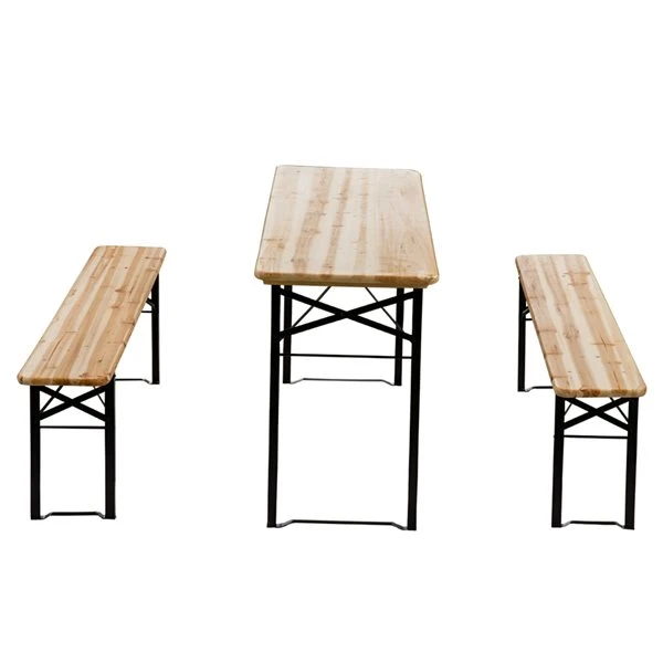 Table De Pique-nique Pliable Outsunny En Cèdre De 71 Po Rectangulaire 6 Table De Pique-nique Pliable Outsunny En Cèdre De 71 Po Rectangulaire – Image 4