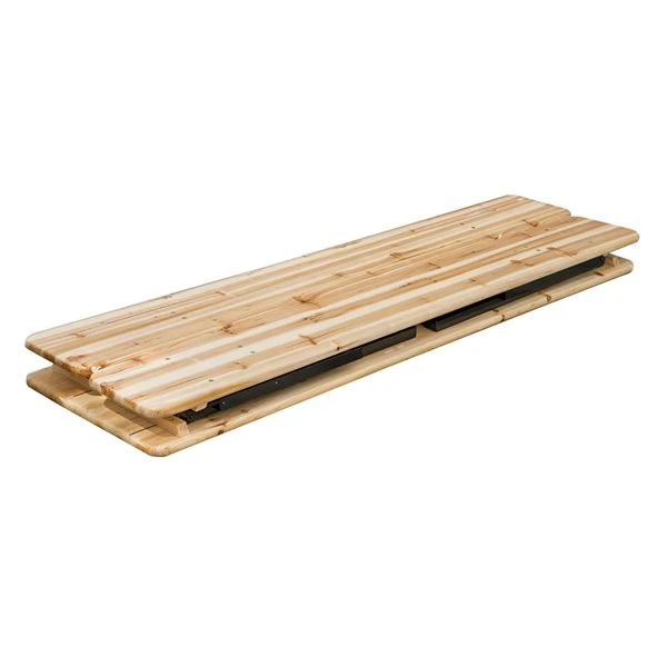 Table De Pique-nique Pliable Outsunny En Cèdre De 71 Po Rectangulaire 7 Table De Pique-nique Pliable Outsunny En Cèdre De 71 Po Rectangulaire – Image 5