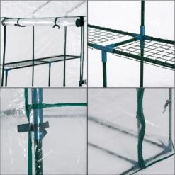 Serre Outsunny De 4,7 Pi L. X 4,7 Pi L. X 6,4 Pi H. Avec Tablettes 9 Serre Outsunny De 4,7 Pi L. X 4,7 Pi L. X 6,4 Pi H. Avec Tablettes -Outsunny 330928732 AlternateImage5 l