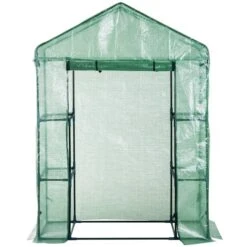 Serre Portable Outsunny De 4,7 Pi L. X 2,4 Pi L. X 6,4 Pi H. Avec 4 Tablettes 10 Serre Portable Outsunny De 4,7 Pi L. X 2,4 Pi L. X 6,4 Pi H. Avec 4 Tablettes -Outsunny 330928766 AlternateImage3 l