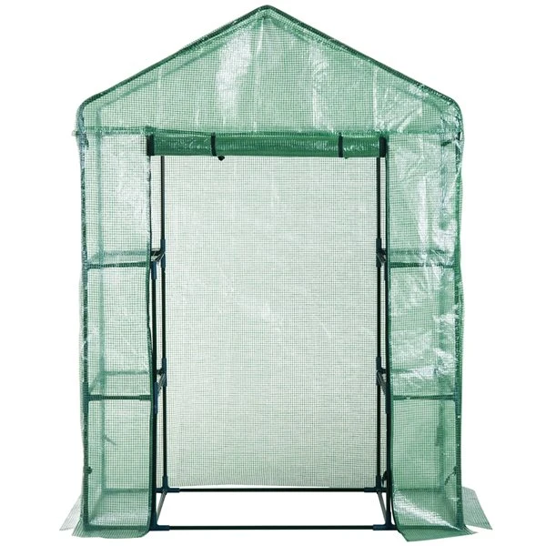 Serre Portable Outsunny De 4,7 Pi L. X 2,4 Pi L. X 6,4 Pi H. Avec 4 Tablettes 6 Serre Portable Outsunny De 4,7 Pi L. X 2,4 Pi L. X 6,4 Pi H. Avec 4 Tablettes – Image 4