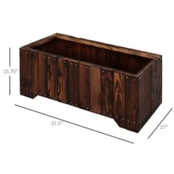Jardinière Surélevée Outsunny De 14 1/4 Po X 37 po X 15 3/4 Po En Bois Naturel 9 Jardinière Surélevée Outsunny De 14 1/4 Po X 37 po X 15 3/4 Po En Bois Naturel -Outsunny 330928776 AlternateImage2 l