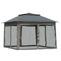 Tente à Auvent Carrée Grise Outsunny De 11 pi En Polyester Avec Sac De Transport 10 Tente à Auvent Carrée Grise Outsunny De 11 pi En Polyester Avec Sac De Transport -Outsunny 330928792 AlternateImage7 l