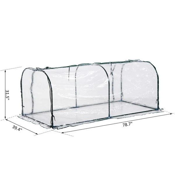 Petit Tunnel Outsunny De 6,6 Pi L. X 3,3 Pi L. X 2,5 Pi H. 5 Petit Tunnel Outsunny De 6,6 Pi L. X 3,3 Pi L. X 2,5 Pi H. – Image 3