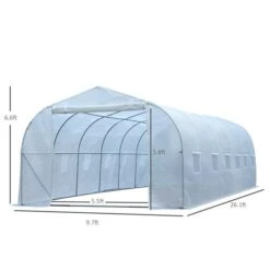 Serre-tunnel Outsunny De 26,3 Pi L. X 9,8 Pi L. X 7 Pi H. 9 Serre-tunnel Outsunny De 26,3 Pi L. X 9,8 Pi L. X 7 Pi H. -Outsunny 330928817 AlternateImage2 l