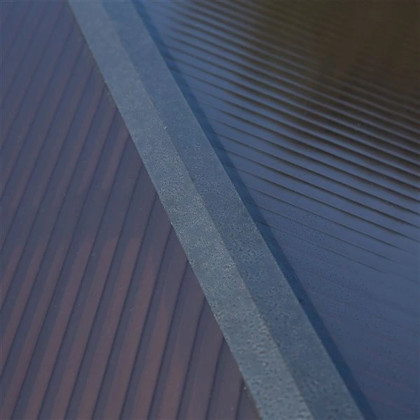 Abri De Jardin Pour Barbecue Outsunny Rectangulaire De 4,9 Pi X 7,9 Pi En Métal Brun Avec Toit En Polycarbonate 7 Abri De Jardin Pour Barbecue Outsunny Rectangulaire De 4,9 Pi X 7,9 Pi En Métal Brun Avec Toit En Polycarbonate – Image 5