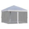 Tente à Auvent Pliable Carrée Argent Outsunny De 10 pi Avec Sac De Transport 2 Tente à Auvent Pliable Carrée Argent Outsunny De 10 pi Avec Sac De Transport -Outsunny 330928825 MainImage 001 l