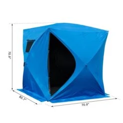 Tente De Pêche Sur Glace Portable Outsunny En Oxford Pour 4 Personnes -Outsunny 330932320 AlternateImage2 l