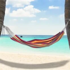 Hamac Portatif Multicolore Outsunny De 82,7 po X 59,1 po En Coton -Outsunny 330932364 AlternateImage1 l