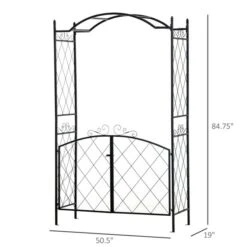 Tonnelle De Jardin Outsunny De 19 Pi L. X 84,75 Pi H., Noir 9 Tonnelle De Jardin Outsunny De 19 Pi L. X 84,75 Pi H., Noir -Outsunny 330932373 AlternateImage2 l