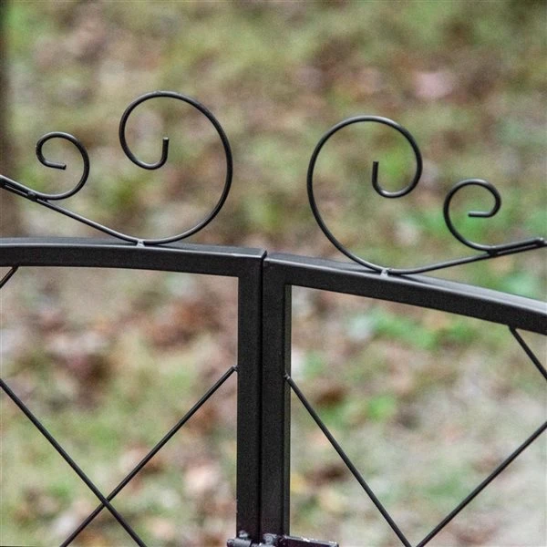 Tonnelle De Jardin Outsunny De 19 Pi L. X 84,75 Pi H., Noir 7 Tonnelle De Jardin Outsunny De 19 Pi L. X 84,75 Pi H., Noir – Image 5