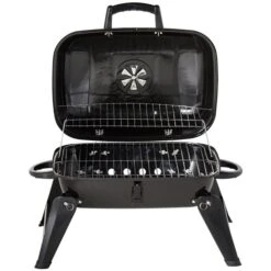 Barbecue Australien De Table Au Charbon Noir Outsunny De 23 po Avec Couvercle Facile à Soulever 11 Barbecue Australien De Table Au Charbon Noir Outsunny De 23 po Avec Couvercle Facile à Soulever -Outsunny 330932380 AlternateImage8 l