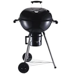 Barbecue Australien Au Charbon Autoportant Noir Outsunny De 18 1/2 Po Avec Roulettes 10 Barbecue Australien Au Charbon Autoportant Noir Outsunny De 18 1/2 Po Avec Roulettes -Outsunny 330932419 AlternateImage6 l