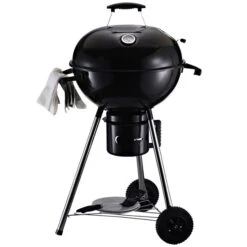 Barbecue Australien Au Charbon Autoportant Noir Outsunny De 18 1/2 Po Avec Roulettes 11 Barbecue Australien Au Charbon Autoportant Noir Outsunny De 18 1/2 Po Avec Roulettes -Outsunny 330932419 AlternateImage7 l