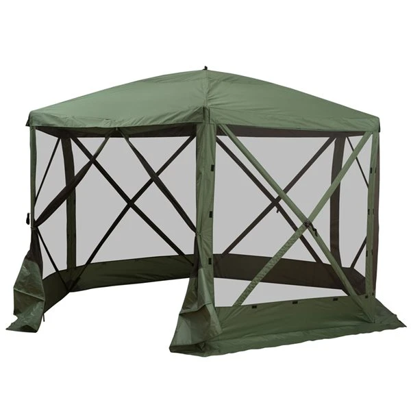 Tente De Camping Outsunny En Polyester Avec Parois Latérales En Maille 6 Tente De Camping Outsunny En Polyester Avec Parois Latérales En Maille – Image 4