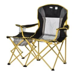 Chaise De Camping Pliante Outsunny Grise Et Jaune 9 Chaise De Camping Pliante Outsunny Grise Et Jaune -Outsunny 330932435 AlternateImage7 l