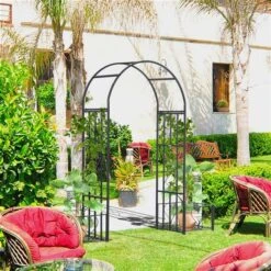 Tonnelle De Jardin Outsunny De 19,7 Pi L. X 81,1 Pi H., Noir 8 Tonnelle De Jardin Outsunny De 19,7 Pi L. X 81,1 Pi H., Noir -Outsunny 330932479 AlternateImage1 l