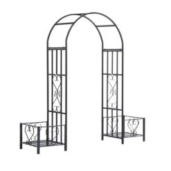 Tonnelle De Jardin Outsunny De 19,7 Pi L. X 81,1 Pi H., Noir 11 Tonnelle De Jardin Outsunny De 19,7 Pi L. X 81,1 Pi H., Noir -Outsunny 330932479 AlternateImage8 l