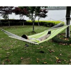 Hamac Vert Atworth Par Outsunny De 75 po X 55 po En Coton Avec Oreiller Amovible 10 Hamac Vert Atworth Par Outsunny De 75 po X 55 po En Coton Avec Oreiller Amovible -Outsunny 330932481 AlternateImage4 l