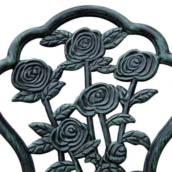 Ensemble Pour Le Patio De Style Bistro Par Outsunny Avec Cadre Vert, 3 Pièces 7 Ensemble Pour Le Patio De Style Bistro Par Outsunny Avec Cadre Vert, 3 Pièces – Image 5