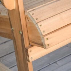 Chaise à Bascule Adirondack Outsunny En Bois Avec Siège En Lattes -Outsunny 330932509 AlternateImage8 l