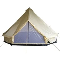 Tente De Camping Outsunny En Polyester Pour 10 Personnes