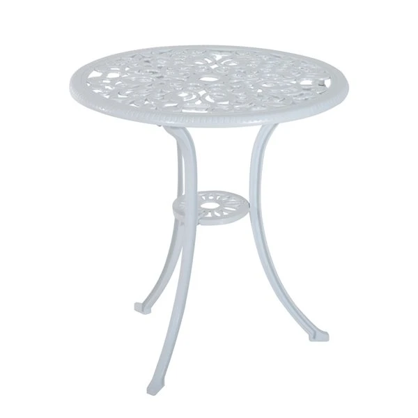 Ensemble Pour Le Patio De Style Bistro Par Outsunny Avec Cadre Blanc, 3 Pièces 6 Ensemble Pour Le Patio De Style Bistro Par Outsunny Avec Cadre Blanc, 3 Pièces – Image 4