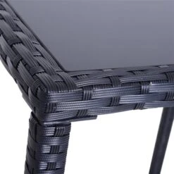 Ensemble De Salle à Manger Pour Le Patio Par Outsunny Avec Cadre Noir à Hauteur Bar, 3 Pièces 11 Ensemble De Salle à Manger Pour Le Patio Par Outsunny Avec Cadre Noir à Hauteur Bar, 3 Pièces -Outsunny 330932529 AlternateImage4 l