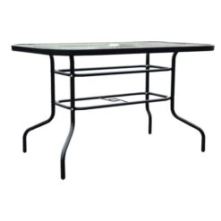 Ensemble De Salle à Manger Beige Pour Le Patio Par Outsunny Avec Cadre Noir, 8 Pièces -Outsunny 330932532 AlternateImage6 l