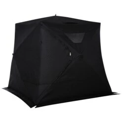 Tente De Pêche Sur Glace Portable Outsunny En Composé De Polyester Pour 4 Personnes