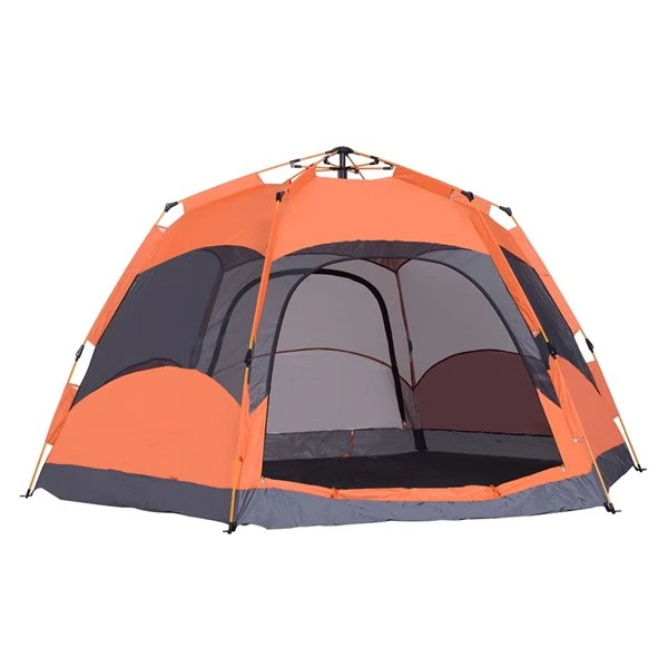 Tente De Camping Outsunny à Double Couche En Polyester Pour 6 Personnes 5 Tente De Camping Outsunny à Double Couche En Polyester Pour 6 Personnes – Image 3