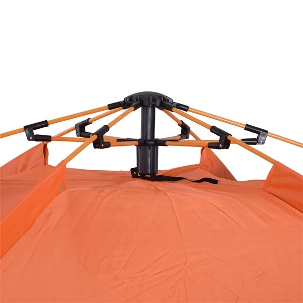 Tente De Camping Outsunny à Double Couche En Polyester Pour 6 Personnes 7 Tente De Camping Outsunny à Double Couche En Polyester Pour 6 Personnes – Image 5