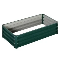 Jardinière Surélevée Outsunny Verte De 23,5 Po L. X 47,25 Po L. X 12 Po H.