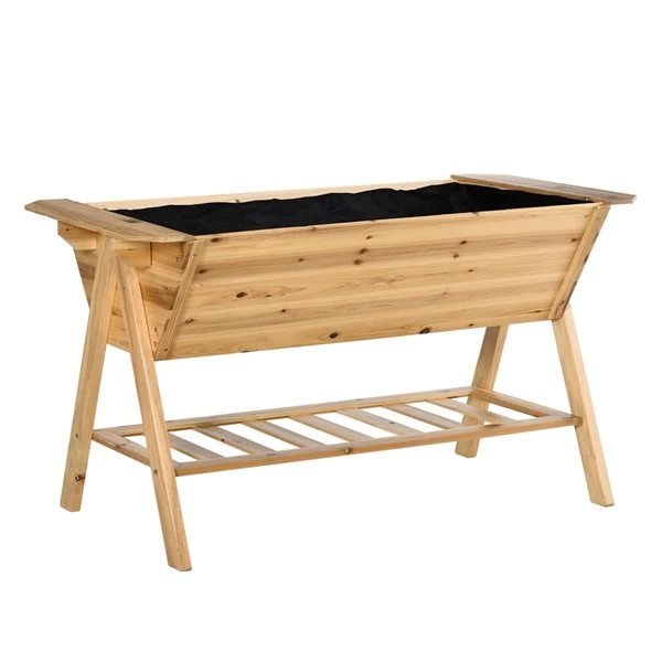 Jardinière Surélevée Outsunny En Bois De 31 Po L. X 58,5 Po L. X 32,25 Po H. 3 Jardinière Surélevée Outsunny En Bois De 31 Po L. X 58,5 Po L. X 32,25 Po H.