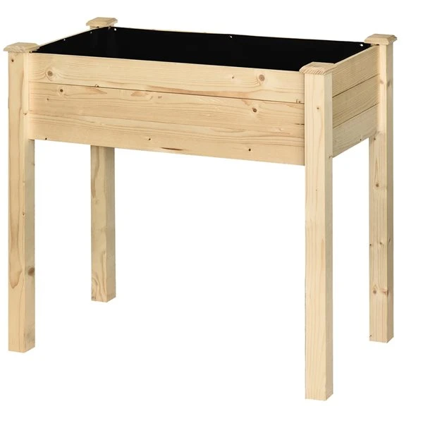 Jardinière Surélevée Outsunny En Bois De 18 Po L. X 33,75 Po L. X 30 Po H. 3 Jardinière Surélevée Outsunny En Bois De 18 Po L. X 33,75 Po L. X 30 Po H.