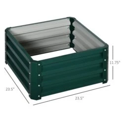 Jardinière Surélevée Outsunny Verte De 23,5 Po L. X 23,5 Po L. X 12 Po H., Paquet De 2 7 Jardinière Surélevée Outsunny Verte De 23,5 Po L. X 23,5 Po L. X 12 Po H., Paquet De 2 -Outsunny 330951289 AlternateImage2 l