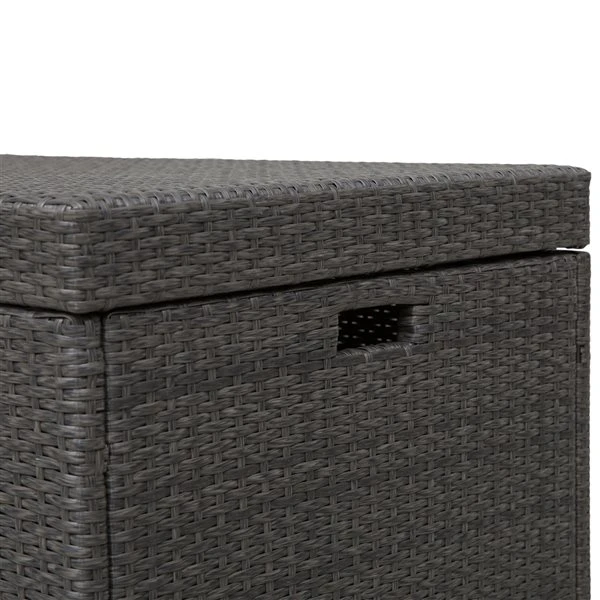 Boite De Rangement En Rotin Brun De 20 Po X 25 Po Par Outsunny 7 Boite De Rangement En Rotin Brun De 20 Po X 25 Po Par Outsunny – Image 5