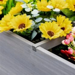 Jardinière Surélevée En Bois Brun Avec Tablette 21,25 Po X 48,5 Po Par Outsunny 11 Jardinière Surélevée En Bois Brun Avec Tablette 21,25 Po X 48,5 Po Par Outsunny -Outsunny 330977184 AlternateImage4 l