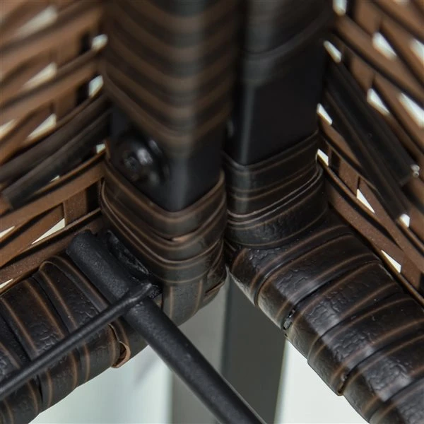 Jardinière Surélevée En Osier Brun 11,75 Po X 27,5 Po Par Outsunny 7 Jardinière Surélevée En Osier Brun 11,75 Po X 27,5 Po Par Outsunny – Image 5