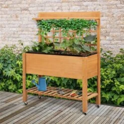 Jardinière Surélevée En Bois Naturel 15,75 Po X 41,25 Po Par Outsunny 10 Jardinière Surélevée En Bois Naturel 15,75 Po X 41,25 Po Par Outsunny -Outsunny 330977188 AlternateImage3 l