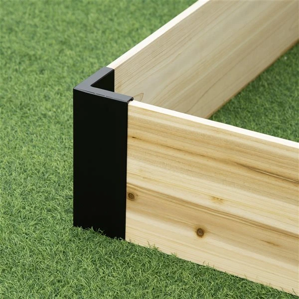 Jardinière Surélevée En Bois Naturel 47,25 Po X 47,25 Po Par Outsunny 7 Jardinière Surélevée En Bois Naturel 47,25 Po X 47,25 Po Par Outsunny – Image 5